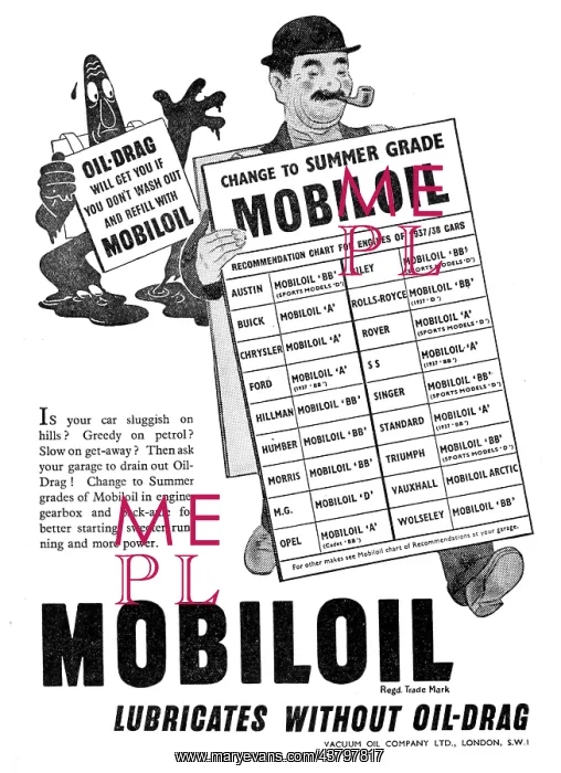  : Mobiloil - Vacuum Oil Co Ltd