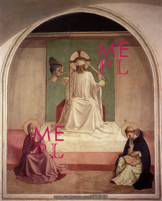 : Mocking of Christ, by Fra Angelico and workshop : Mocking of Christ, by Fra Angelico and workshop