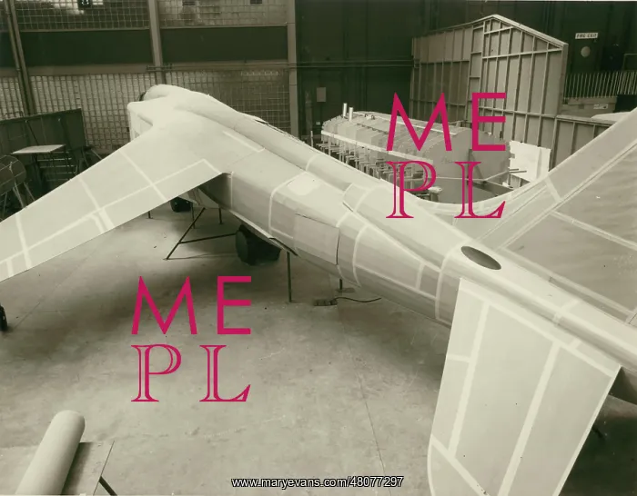 : Mockup of the RAF version of the Hawker Siddeley P1154 : Mockup of the RAF version of the Hawker Siddeley P1154