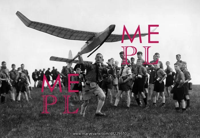 : Model airplane competition on the Wasserkuppe, 1935 : Model airplane competition on the Wasserkuppe, 1935