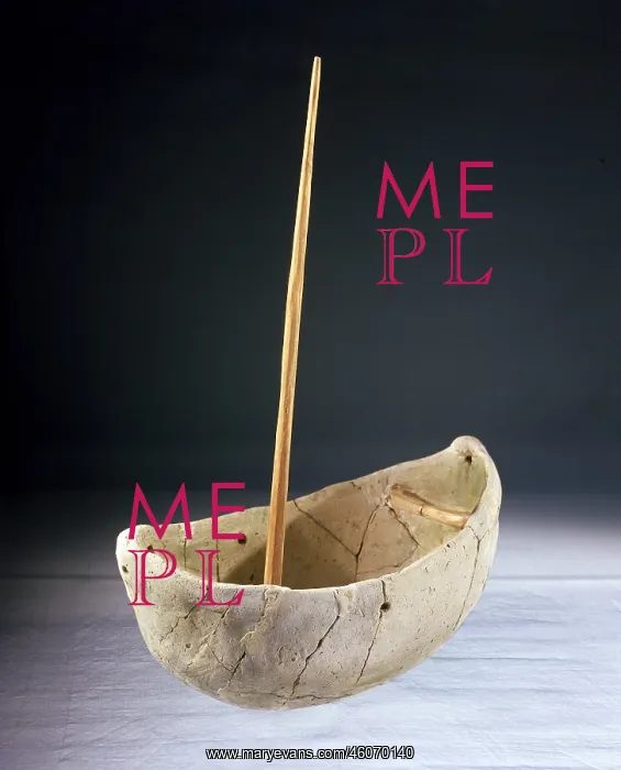 : Model of a boat, Sumerian, Eridu : Model of a boat, Sumerian, Eridu