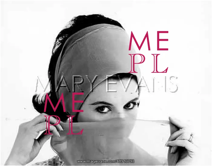 : MODEL WITH CHIFFON VEIL : MODEL WITH CHIFFON VEIL
