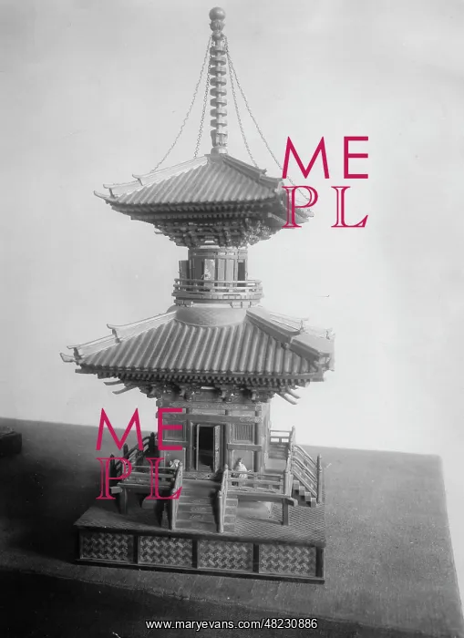 : Model of the Chinese Tower in Munich, 1751 : Model of the Chinese Tower in Munich, 1751