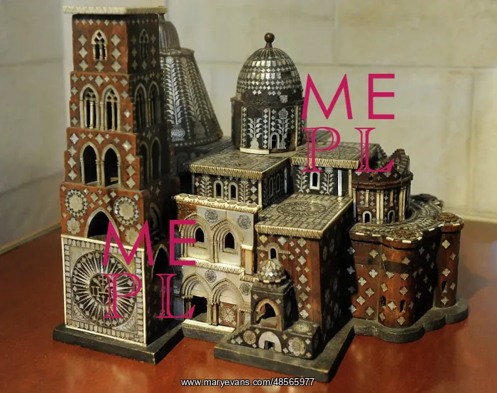 : Model of the Chruch of the Holy Sepulcher. 17th-18th century : Model of the Chruch of the Holy Sepulcher. 17th-18th century