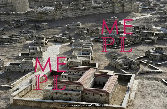 : Model of the city of Jerusalem. Israel : Model of the city of Jerusalem. Israel