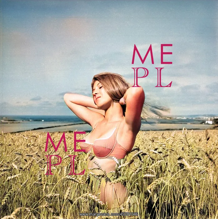  : Model in a cornfield