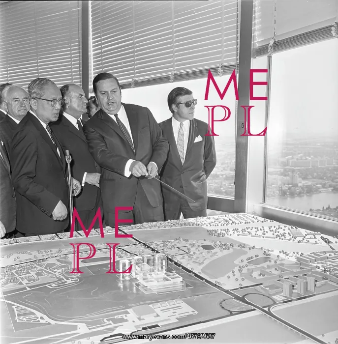 : Model of the future United Nations headquarters : Model of the future United Nations headquarters