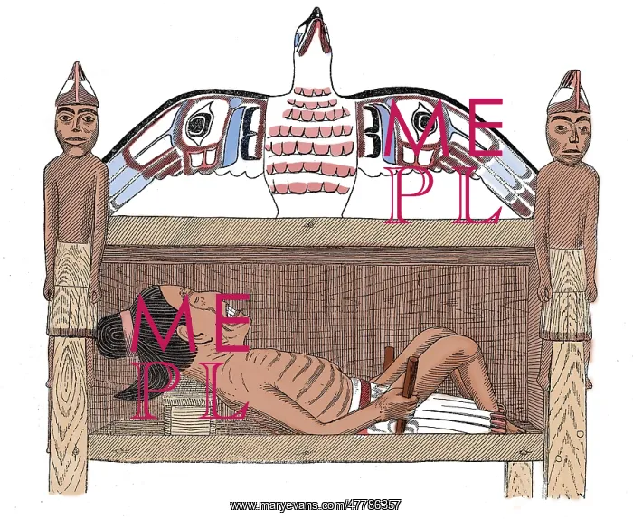 : Model of Haida Shaman's Gravehouse : Model of Haida Shaman's Gravehouse
