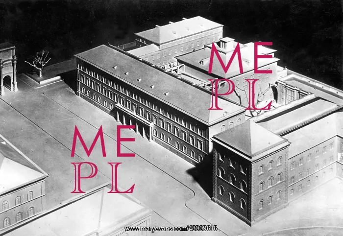 : Model of the house of German Law, Munich : Model of the house of German Law, Munich