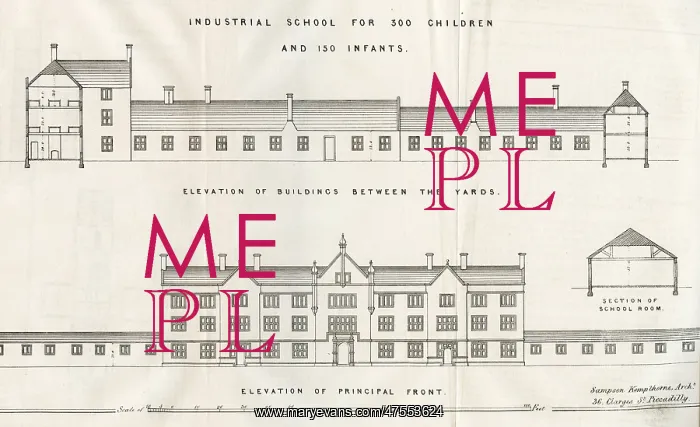 : Model Industrial School - elevation : Model Industrial School - elevation