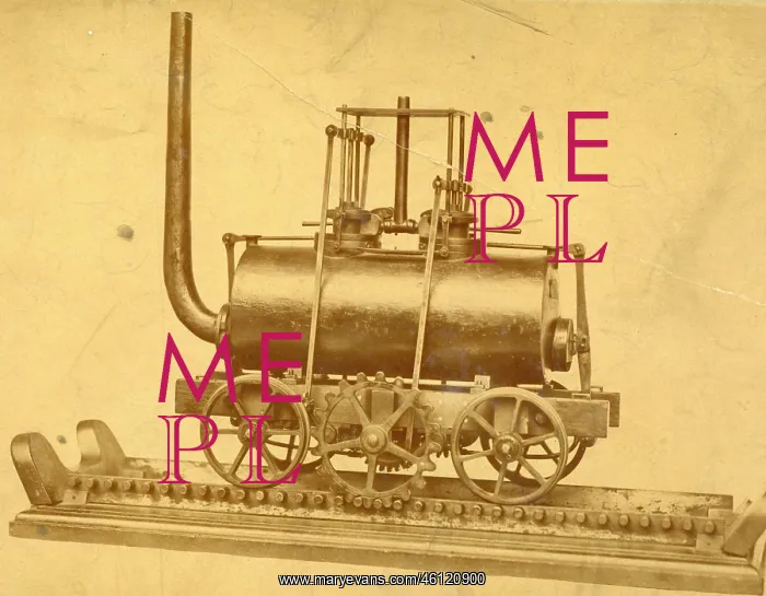 : Model of Matthew Murray's steam locomotive : Model of Matthew Murray's steam locomotive