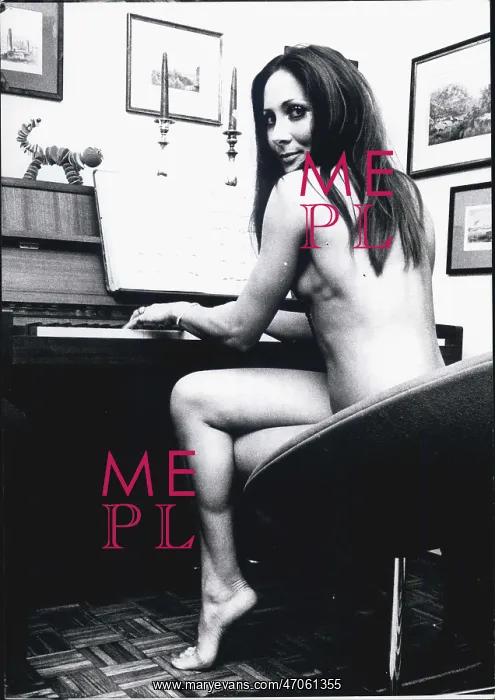 : Model playing the piano in the nude, Dusseldorf : Model playing the piano in the nude, Dusseldorf