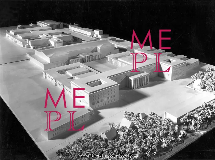 : Model of the premises of the UFA at Babelsberg near Berlin : Model of the premises of the UFA at Babelsberg near Berlin