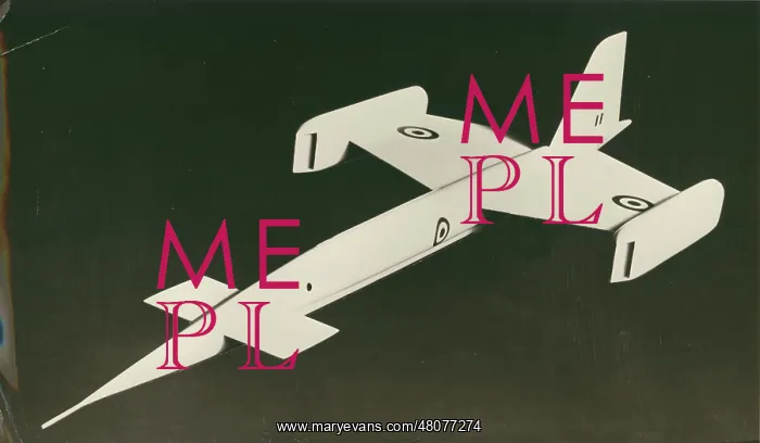 : Model of the proposed Avro 730 supersonic bomber : Model of the proposed Avro 730 supersonic bomber