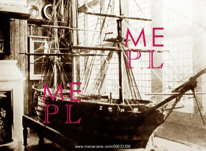  : Model ship made for HMS Pinafore, Gilbert and Sullivan