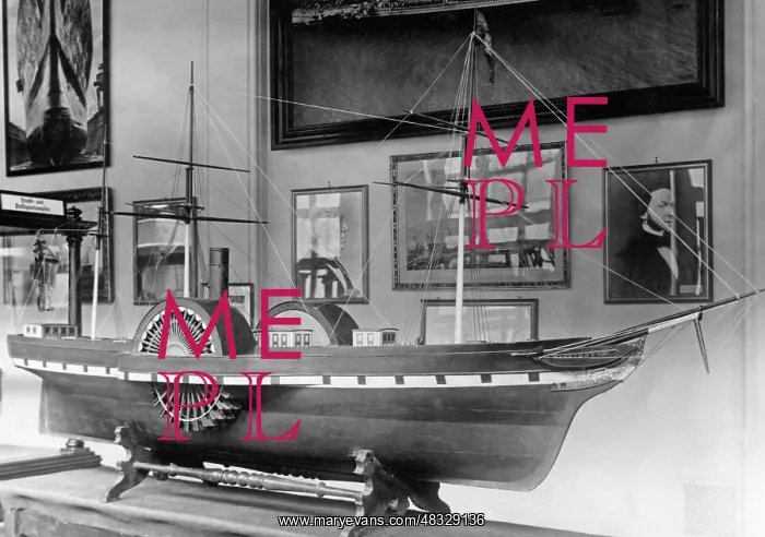 : Model of the Washington, 1935 : Model of the Washington, 1935
