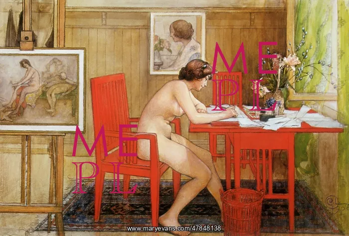  : Model, Writing Picture Postals