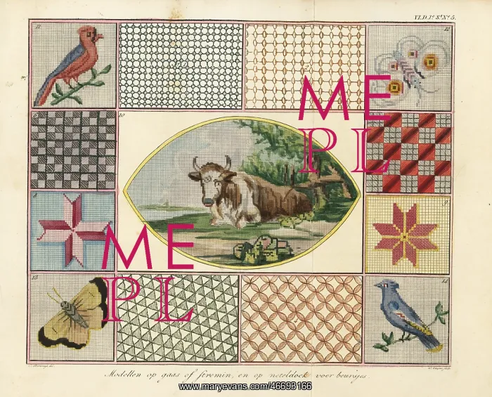 : Models for embroidered muslin purses : Models for embroidered muslin purses