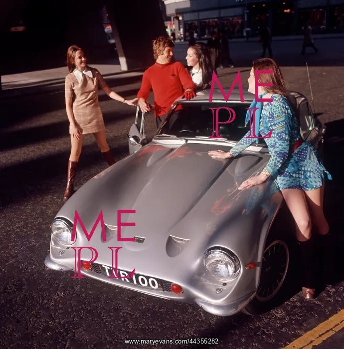  : Four models with TVR sports car