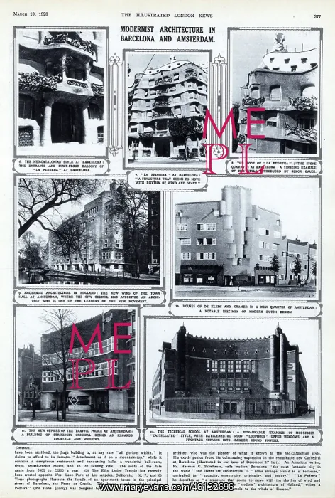 : Modern architecture of 1928 : Modern architecture of 1928