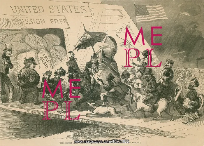 : THE MODERN ARK. Political cartoon satirizing ? : THE MODERN ARK. Political cartoon satirizing ?