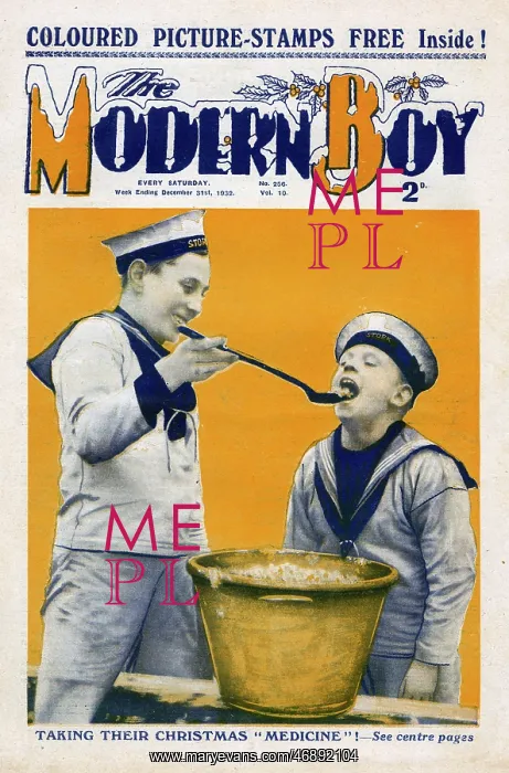 : The Modern Boy front cover - Naval : The Modern Boy front cover - Naval