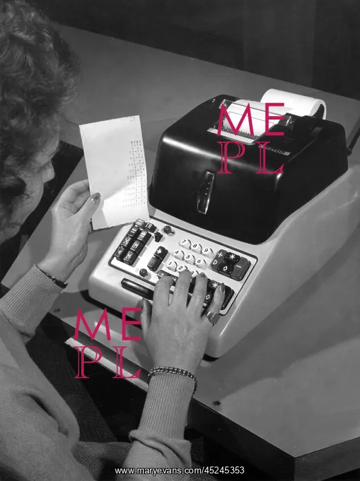 : Modern calculating machine 1956 : Modern calculating machine 1956