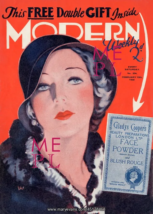 : Modern Chat magazine cover by David Wright : Modern Chat magazine cover by David Wright