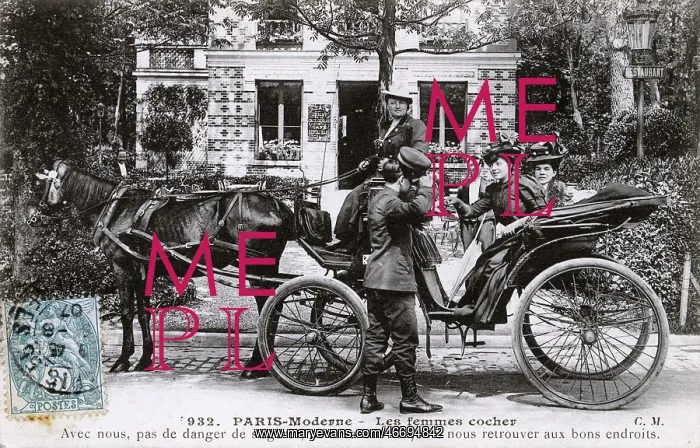 : Modern-day Paris - Female Coach Driver : Modern-day Paris - Female Coach Driver