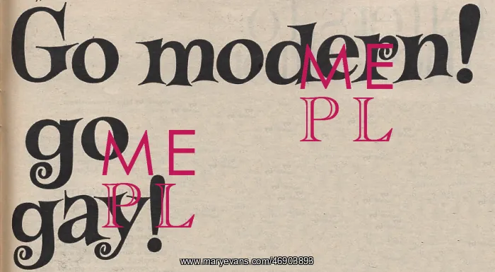 : Go modern! Go gay! Text and font in Practical Householder ma : Go modern! Go gay! Text and font in Practical Householder ma