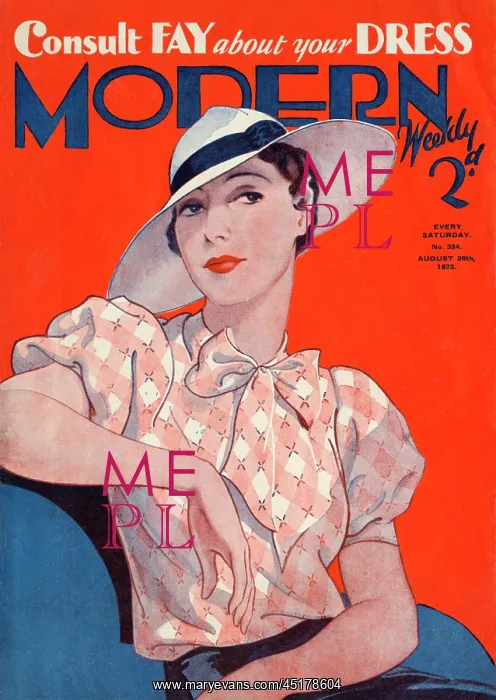 : Modern Weekly magazine cover by David Wright : Modern Weekly magazine cover by David Wright