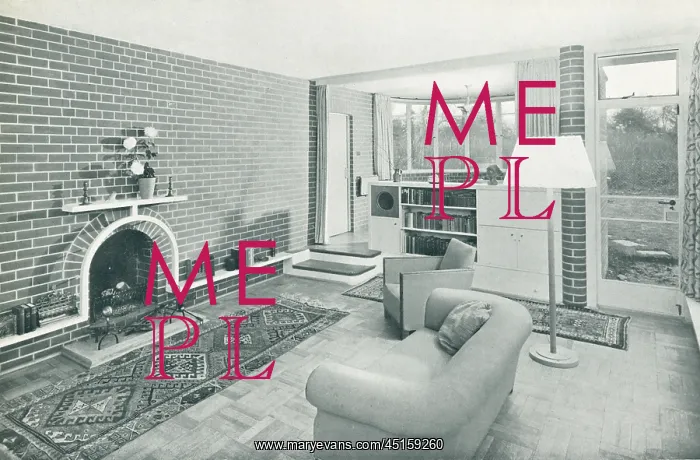 : Modernist House, Gerrard's Cross, Bucks, Living Room : Modernist House, Gerrard's Cross, Bucks, Living Room