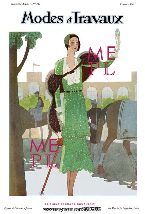 : Modes et Travaux front cover. Art deco : Modes et Travaux front cover. Art deco