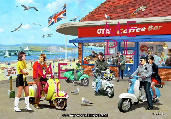: Mods Coffee Bar, Various Scooters of the 1960s : Mods Coffee Bar, Various Scooters of the 1960s