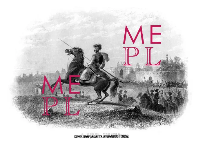 : A Mogul Trooper, India : A Mogul Trooper, India
