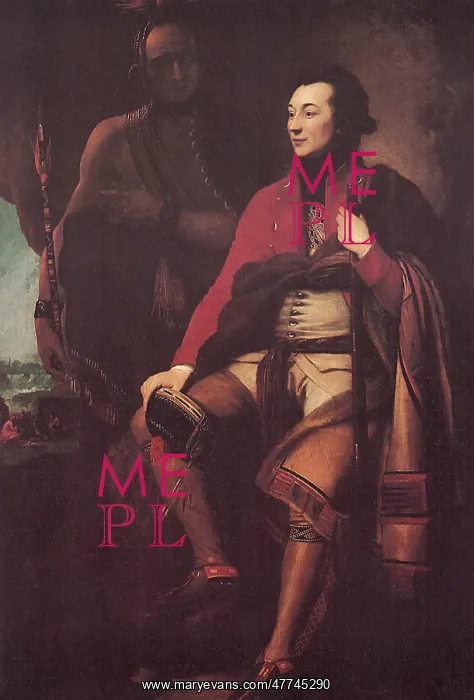  : Mohawk Indian Chief, Joseph Brant and Guy Johnson