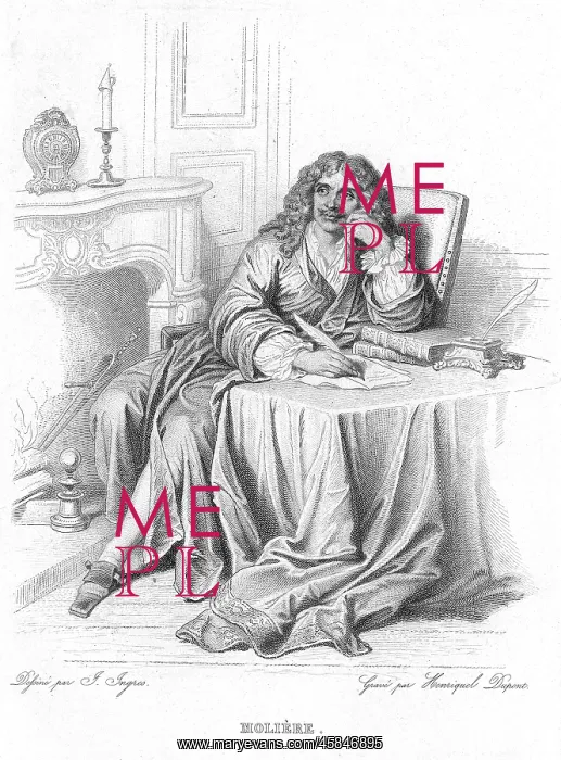  : MOLIERE. JEAN-BAPTISTE POQUELIN MOLIERE (1622 - 1673)