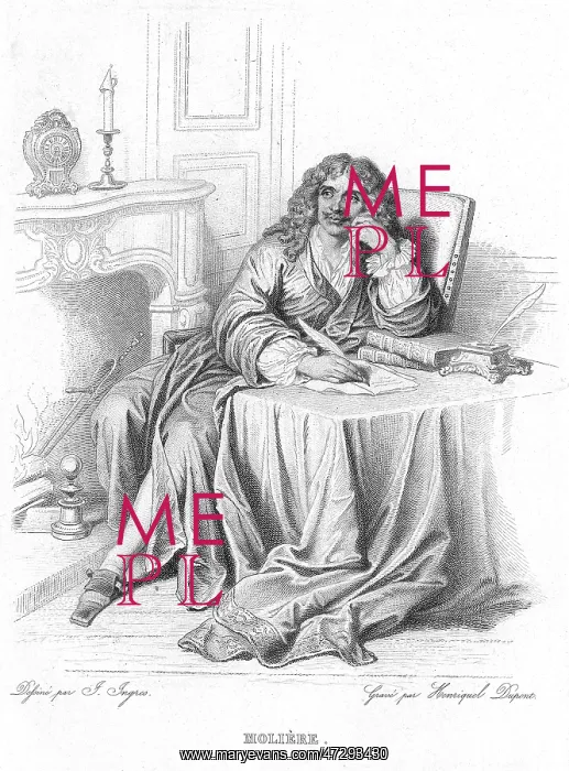 : MOLIERE. JEAN-BAPTISTE POQUELIN MOLIERE (1622 - 1673) : MOLIERE. JEAN-BAPTISTE POQUELIN MOLIERE (1622 - 1673)