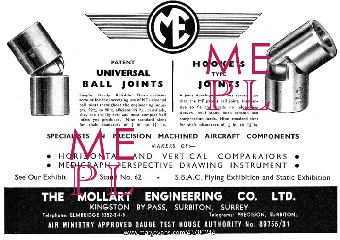 : Mollart Universal Ball Joints - Hookes Type Joints : Mollart Universal Ball Joints - Hookes Type Joints