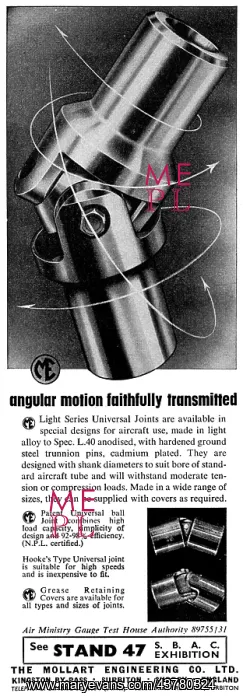 : Mollart Universal Joints : Mollart Universal Joints