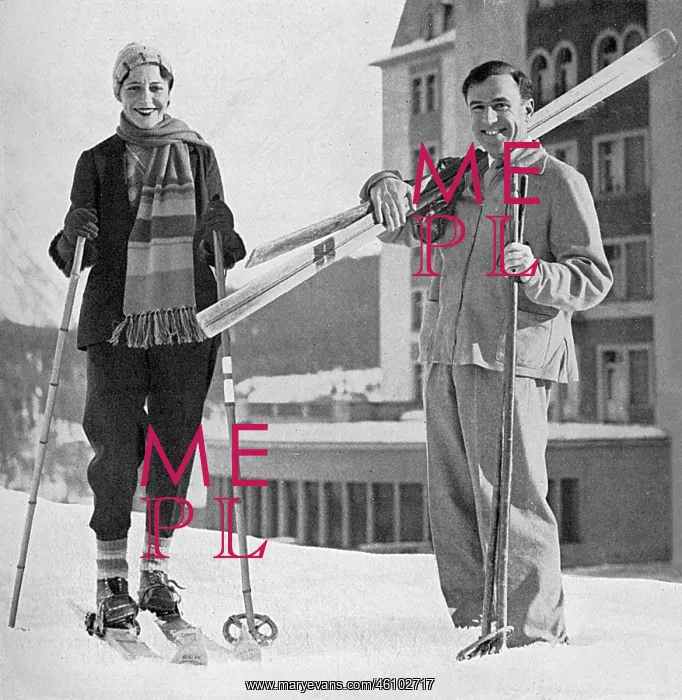 : The Mollisons at St. Moritz, 1933 (Amy Johnson) : The Mollisons at St. Moritz, 1933 (Amy Johnson)