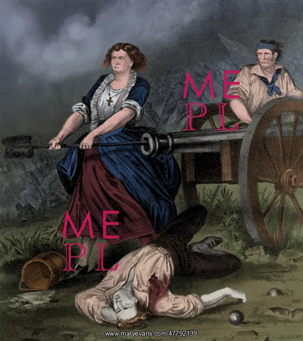 : Molly Pitcher at the Battle of Monmouth, 1778 : Molly Pitcher at the Battle of Monmouth, 1778