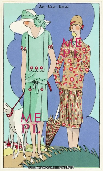  : TWO MOLYNEUX DRESSES