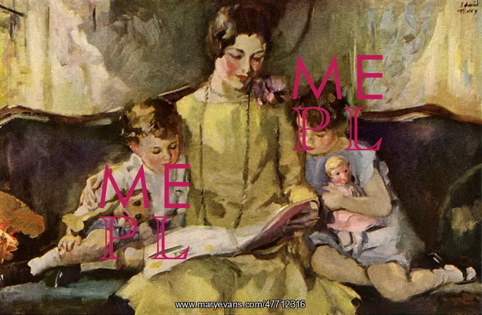  : Mom Reads to Children