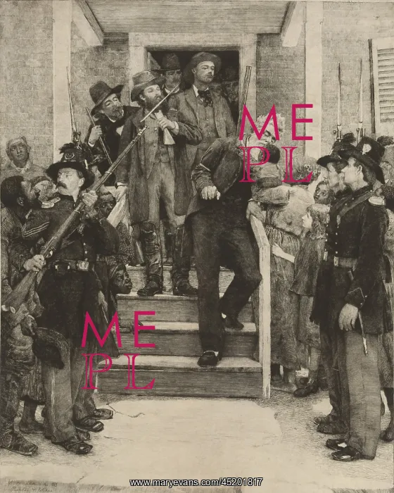 : THE LAST MOMENTS OF JOHN BROWN, etching ? : THE LAST MOMENTS OF JOHN BROWN, etching ?