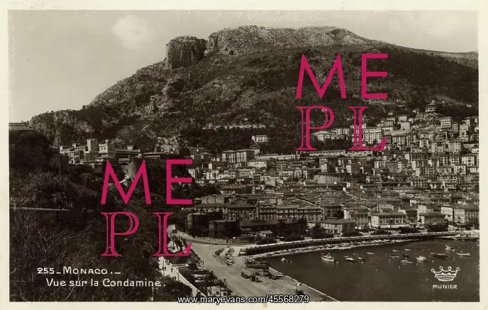 : Monaco - View of La Condamine : Monaco - View of La Condamine