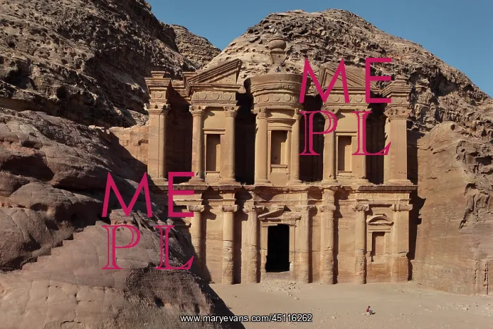 : Monastery or Al-Deir, Petra, Jordan : Monastery or Al-Deir, Petra, Jordan