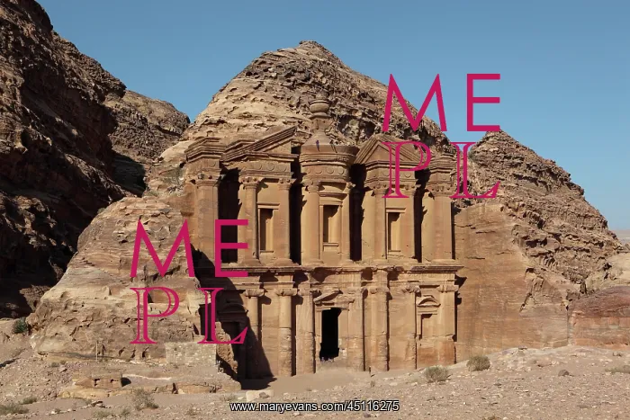 : Monastery or Al-Deir, Petra, Jordan : Monastery or Al-Deir, Petra, Jordan