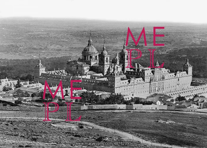: Monastery of El Escorial, 1899 : Monastery of El Escorial, 1899