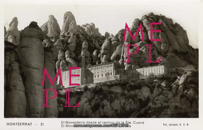 : The monastery of Montserrat, Catalonia, Spain : The monastery of Montserrat, Catalonia, Spain